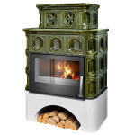 Kachlová kamna ABX Karelie Zelená